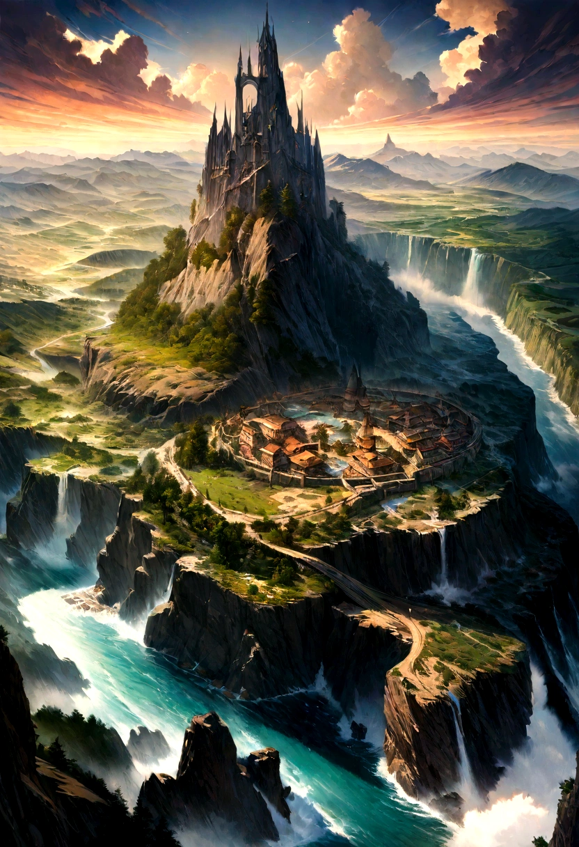 landscape, water (extremely detailed CG unity 8k wallpaper), the most beautiful artwork in the world, professional majestic oil painting, intricate, high detail, sharp focus, dramatic, photorealistic painting