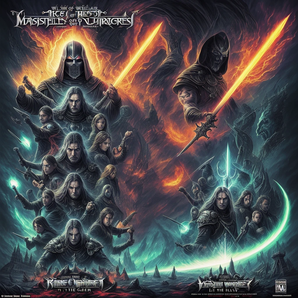 Master of chaos, anger and rage, I hold the key, my presence will unlock the cage.
I am your witness, the one who can tell bearing the sword, the shield, to your heaven from hell.
As I unfold the mystery, I change the course of history, with premonitions from the void.
Will you live? Will you die?
Will your worlds collide?