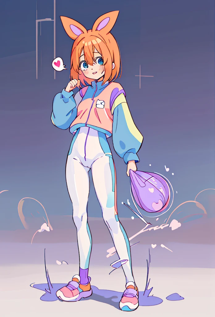 score_9, score_8_up, score_7_up, score_6_up, source anime, city background, street background, deep focus bokeh, nakano yotsuba, (1 girl) Sfw, yotsuba nakano, pretty age girl with short orange hair, heart shaped lips and blue eyes making a cute face, aayotsuba, Nakano yotsuba, from The Quintessential Quintuplets, Yotsuba Nakano, masterpiece, 4k, ultradetailed, cowboy shot, nakano Yotsuba, pink orange hair, blue eyes, white minimal simple sporty outfit, lilac skiing wear, lilac matching set, lilac iridescent matching set, long sleeved lilac gym zip suit, lilac skiing tight fitting pants, sporty luxury outfit, minimal outfit, simple outfit, fitting clothes,, simple outfit, all lilac outfit, full body, dynamic pose, moving, dynamism, hair between eyes, kawaii, lovely, cute face, smile, embarassed face