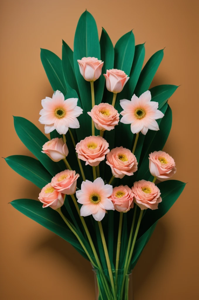 oaqrque de flores, background, high quality, dramatic illumination