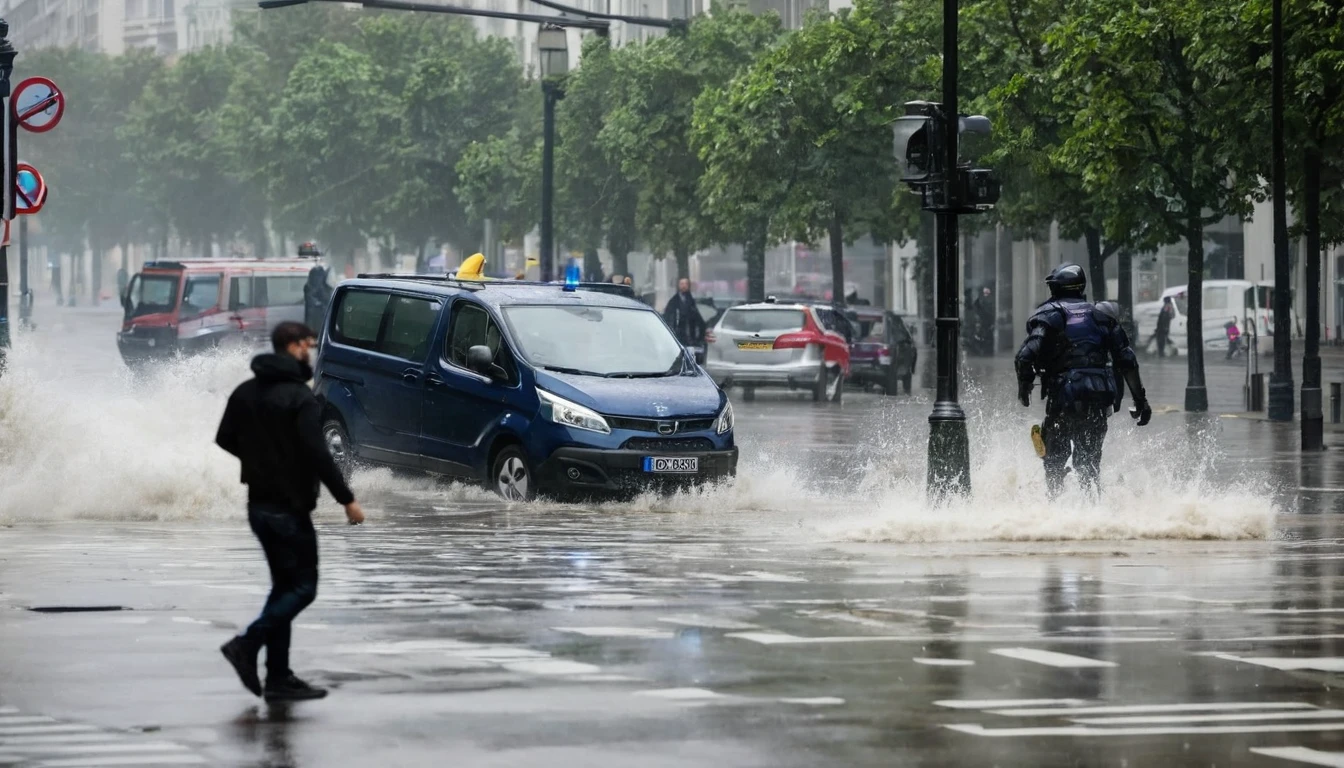 Brussels: a violent storm causes chaos and panic in the city!