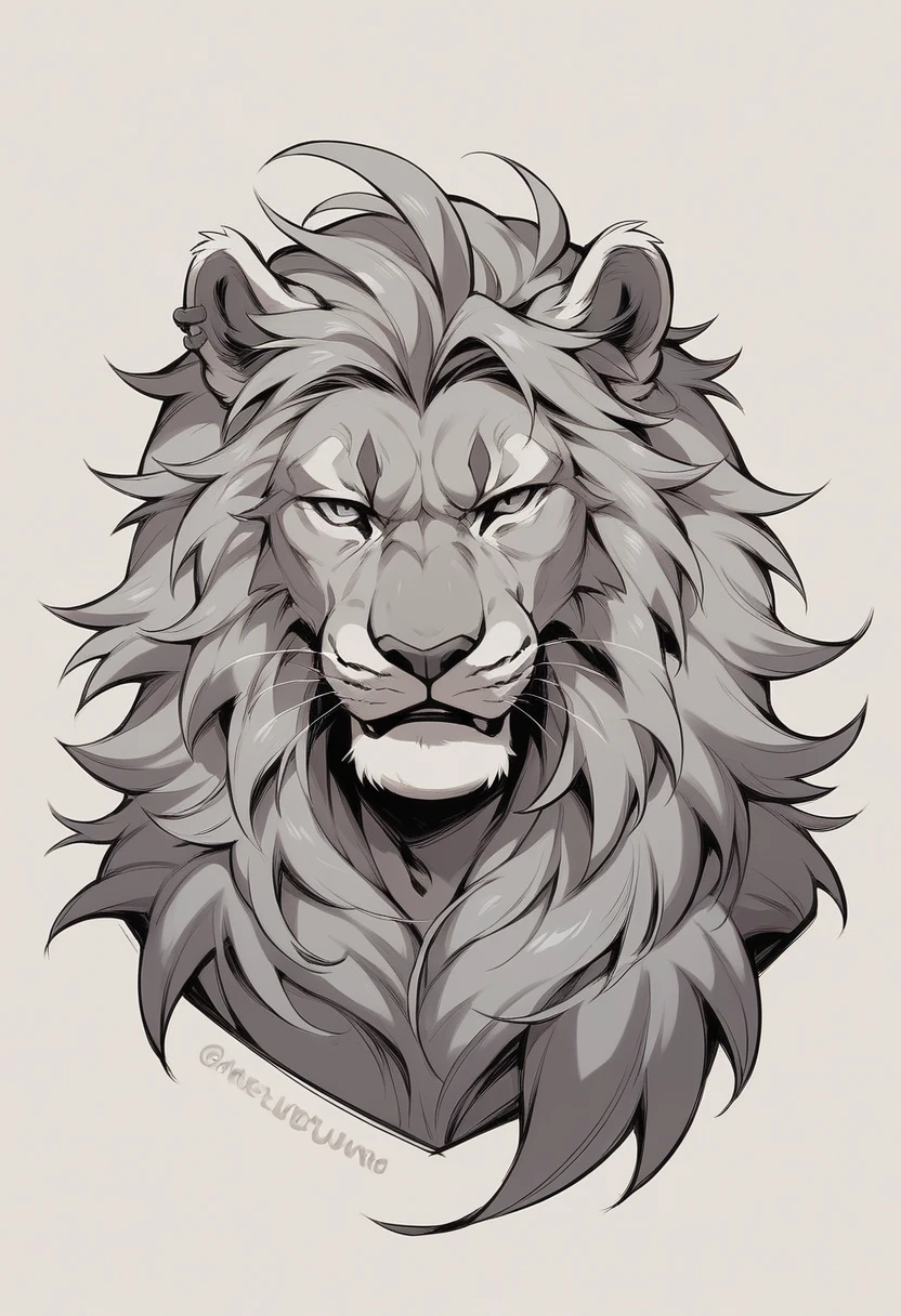 Create a picture of the lion of judah and the cross