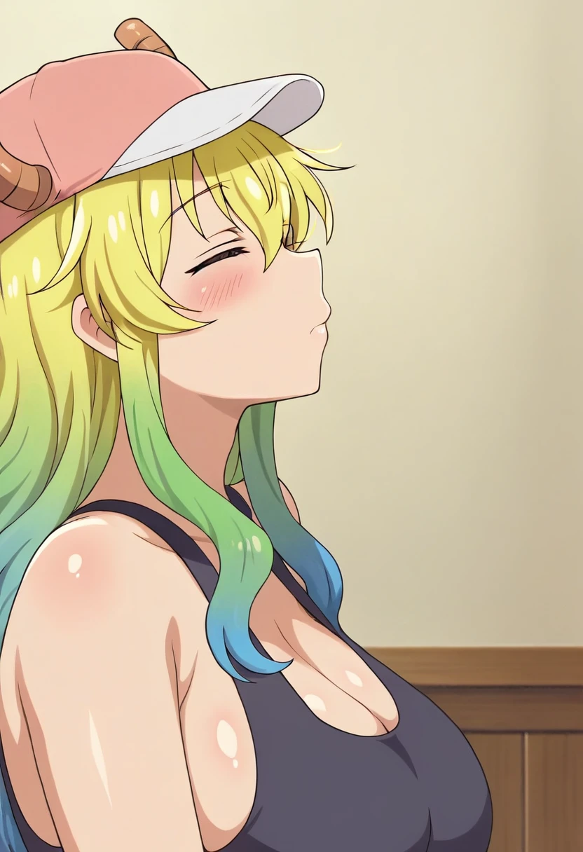 score_9, score_8_up, source_anime, 1girl, dress, huge breasts, voluptuous, ikuchan, blonde, blonde hair, beach dressing room, skimpy bikini top, aftersex, cum drip, cum in pussy, nice hips, pussy, (blonde pubic hair:1.5), thick detailed pubic hair, lots of pubis hair, (lucoa), horns, wide hips, (sweat), blush, voluptuous, after gangbang, cum between breasts, steaming body, multiple men in background, body writing, ((cum in pussy)), (lewd drawings on body), drawn penix, drawn sperm cell, drawn pussy, panting, steaming body,