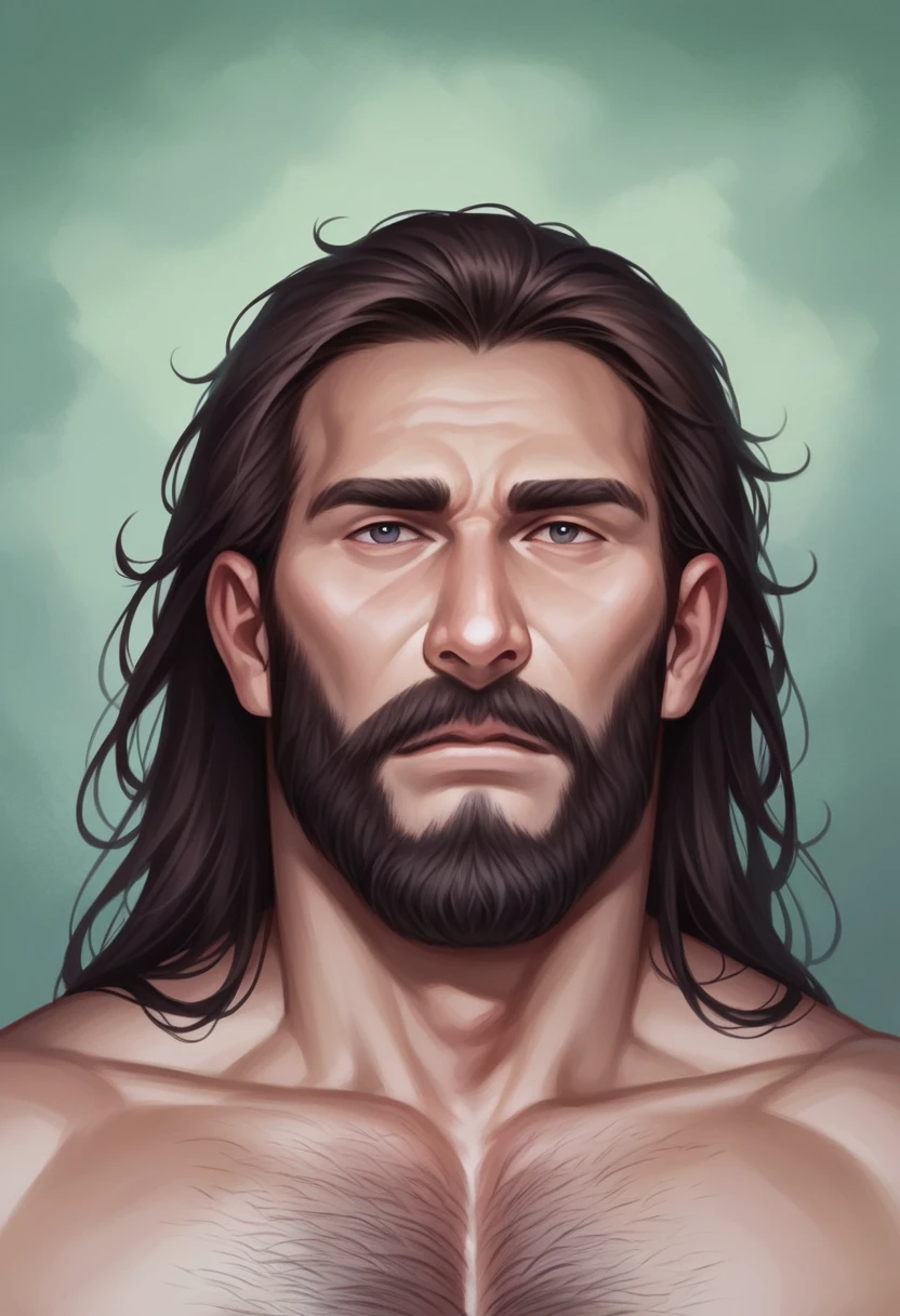 (masterpiece: 1.3), (8K, Realistic, RAW Photos, Highest quality: 1.4), Adult male, Depicting beauty, The Stillness and Divinity of Jesus. Highest quality, High resolution, masterpiece, The finest details, 8K, close, Create simple and unique images, .Touching the heart、Creating art that evokes deep spiritual connections