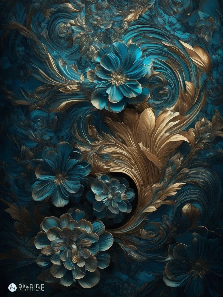 the arrival of spring, Various beautiful blue roses, Looking up from below, The view is wonderful and beautiful.., There's a faint fog., miraculous, high resolution, 8K, (best quality, height, realistic:1.37), Delicate and complex flower petals, bright colors, complicated details, Close-up view, Surreal garden, Surreal beauty, Dreamy atmosphere, fine arts, abstract botany, Contrasting textures,