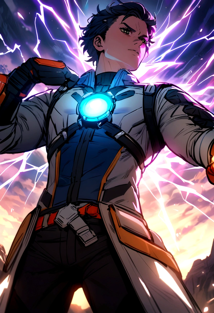 create a superhero based on an electrical energy worker