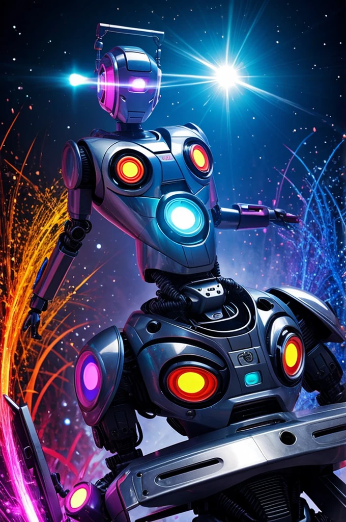 Psychedelic robot 
