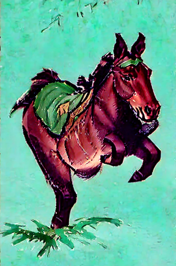 Bronze galloping horses from the Eastern Han Dynasty, green in color, all over, with a simple background,