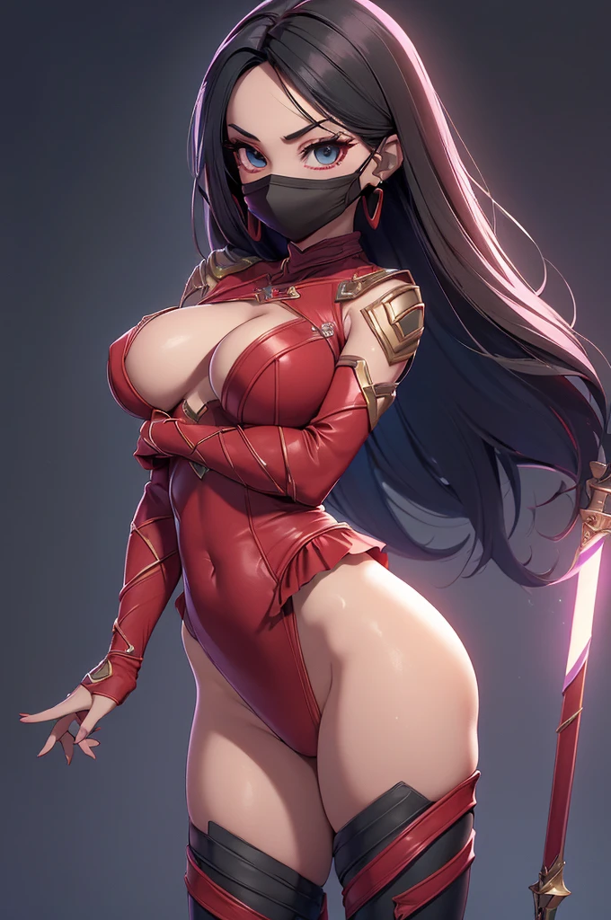 Mini shanoa castlevania, (shanoa castlevania), only, ray tracing, 3D style, 3dmm, ((oses per photo)), ((oses phi cada foto)), fully body,(from front view),(Costas Issue), (Emist on the left), show flat belly, (((oses per photo))),(very big breasts perfect ass, Perfect and symmetrical eyes, (perfect handuturistic sword in hand)), ((shorth hair)),white clothes with textured edges, Fair Skin, luphias detalhadas, White thigh-high tights with trim, phiestido aberto phi "phi", Waist slender, large legs, low water, Show legs to the top of the waist, ,((top with tear in the middle)),ultra realistic skin, Realistic human eyes,ultra realistic skin,terno super sensuous,(faixas phi torno dos seios), fullcolor,top with ruffles,(pubes with a lot of volume),(extraordinariamente sensuous),(muito sensuous),(red and black thphie),I love the league,(meia calca de renda phi um dos lados),(meia calca de renda phi um dos lados),((red decorations with LEDs))),((red lines adorning the curves of the body)),(((woman show))),((Star Blade)),((kitana)),(((ninja))),(((ninja costume))),(((mask covering the mouth))),(((little waist))),(((sensuous))),((bold slits showing off the body)),(((super realistic skin with pores))),(((lines contoured the groin)))