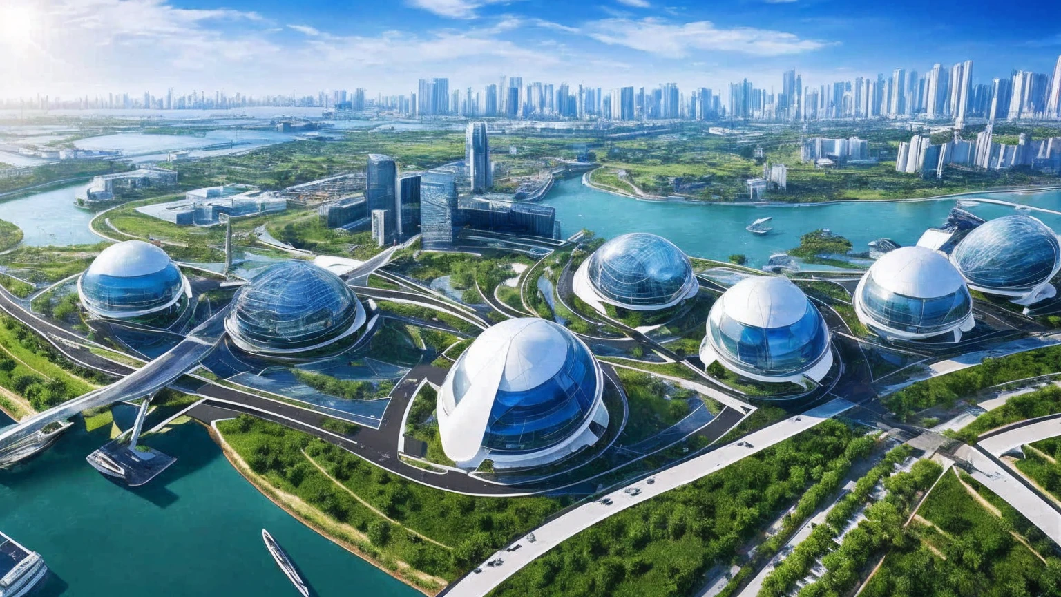 (Best quality,4K,8K,A high resolution,Masterpiece:1.2),Ultra-detailed,(Realistic,Photorealistic,photo-realistic:1.37),Futuristic floating city,Futuristic technology,Huge urban high-tech tablet platform,Airship,Floating in the sky,Futuristic city,Small airships around,High-tech hemispherical platform,Colorful lights,Advanced architecture,modernn architecture,skyscrapper,Access the cloud,Scenic beauty,view over city,Impressive design,Blend seamlessly with nature,energetic and vibrant atmosphere,Futuristic transportation system,Parking is suspended,Transparent path,Lush greenery,Sky gardens,cascading waterfalls,Magnificent skyline,reflections on the water,Sparkling river,Architectural innovation,futuristic skyscrapers,Transparent dome,The shape of the building is unusual,Elevated walkway,Impressive skyline,Glowing lights,Futuristic technology,Minimalist design,Scenic spots,Panoramic view,Cloud Piercing Tower,Vibrant colors,epic sunrise,epic sunset,Dazzling light display,magical ambiance,The future city,Urban Utopia,LuxuryLifestyle,Innovative energy,sustainable development,Smart city technology,Advanced infrastructure,Tranquil atmosphere,Nature and technology live in harmony,Awesome cityscape,Unprecedented urban planning,Architecture connects seamlessly with nature,High-tech metropolis,A cutting-edge engineering marvel,The future of urban living,Visionary architectural concept,Energy-efficient buildings,Harmony with the environment,A city floating above the clouds,Utopian dreams become reality,The possibilities are endless,State-of-the-art transportation network,Green energy integration,Innovative materials,Impressive holographic display,Advanced communication system,Breathtaking aerial view,Quiet and peaceful environment,Modernist aesthetics,Ethereal beauty