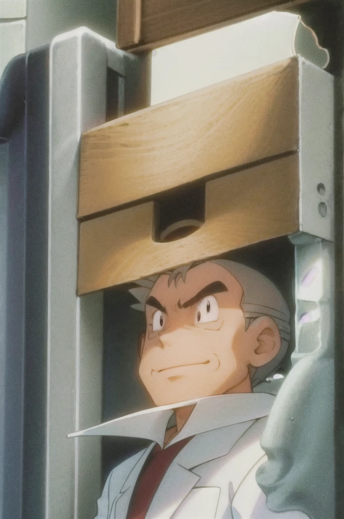 samuel_oak upper body, 1boy, solo, upper body, (extremely detailed CG unity 8k wallpaper), (masterpiece), (best quality), (ultra-detailed), (best illustration), (best shadow), (absurdres) old man, labcoat