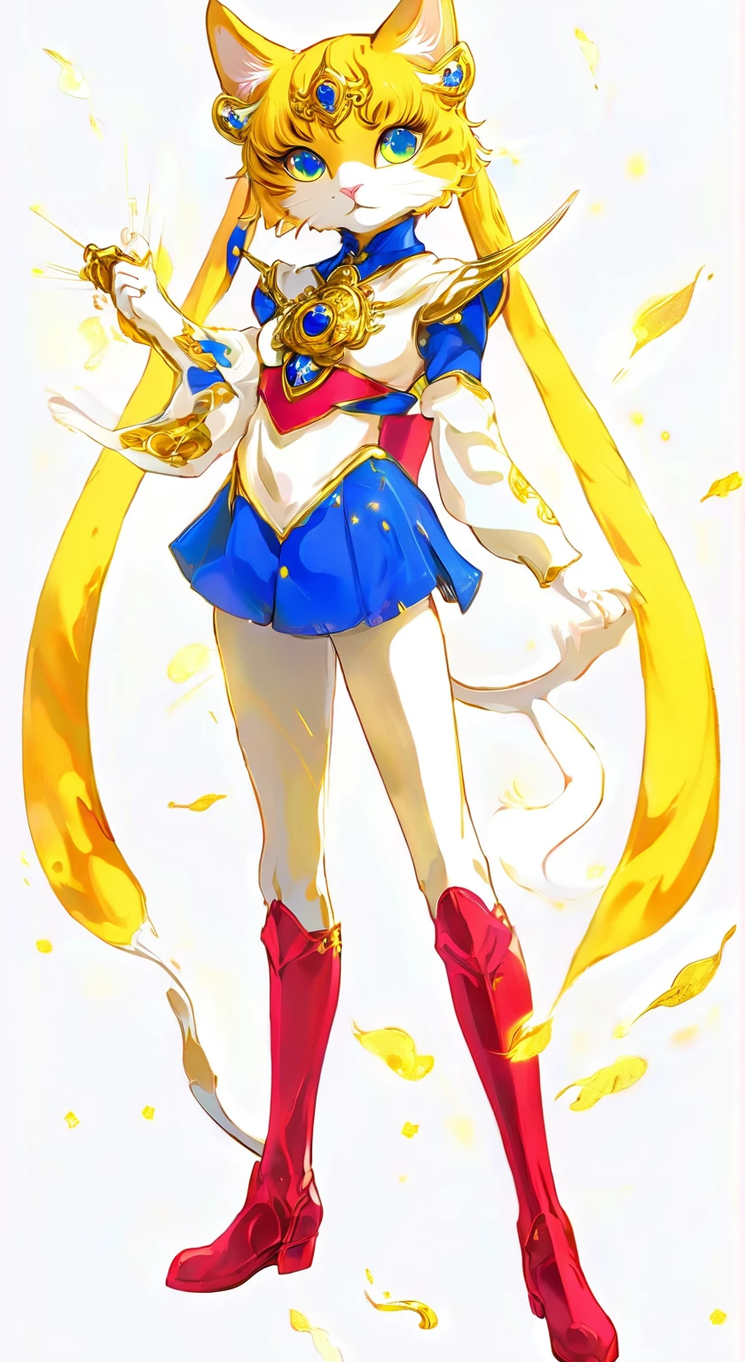 ((8K)), highest quallity, 超high resolution, (high resolution),A cat dressed in the Gold Saint outfit from the anime Saint Seiya., Floating in the vast space. the cat'The armor shined brightly., reflecting the stars around