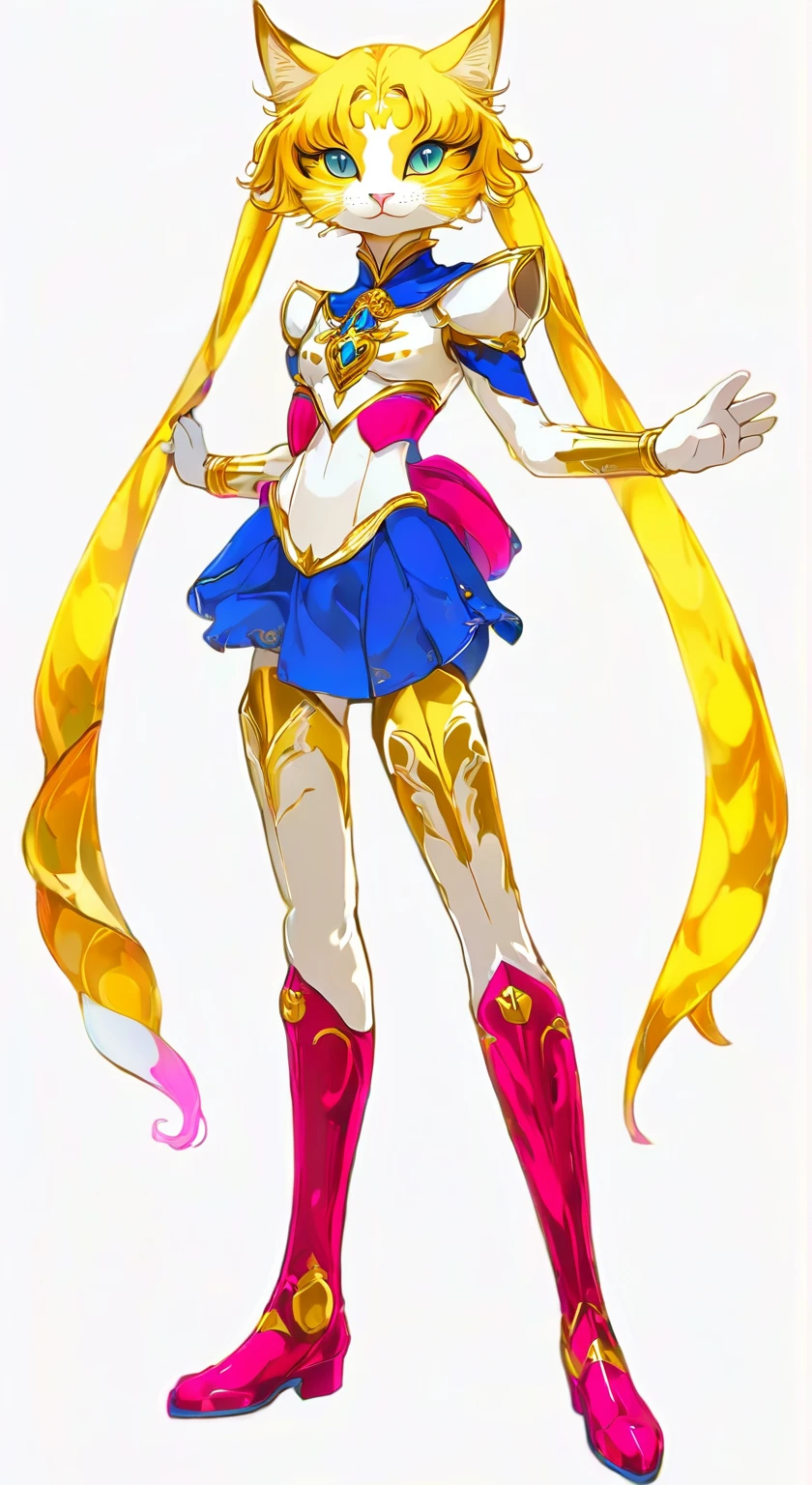 ((8K)), highest quallity, 超high resolution, (high resolution),A cat dressed in the Gold Saint outfit from the anime Saint Seiya., Floating in the vast space. the cat'The armor shined brightly., reflecting the stars around