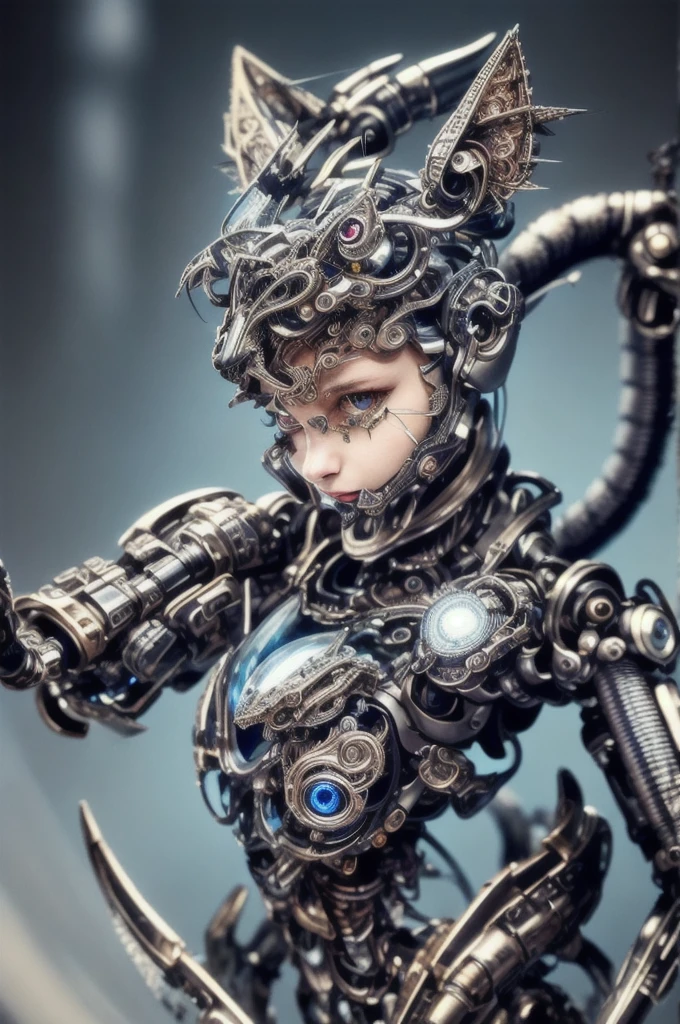 to8contrast style, a cute smoky kitten made out of metal, (cyborg:1.2), ([tail | detailed wire]:1.3), (intricate details), hdr, (intricate details, hyperdetailed:1.2), cinematic shot, Vignette, centered, by Stray game, (the most beautiful portrait in the world:1.5)to8contrastスタイル, Cute smoky metal  dragon、 (cyborg:1.2), ([tail | detailed wire]:1.3), (intricate details), High resolution, (intricate details, hyperdetailed:1.2), Cinematic shots, Vignette, Centered, Stray gameより, (The most beautiful portraits in the world:1.5)