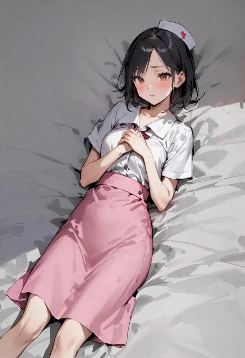 ((Voyeur of changing clothes)), ((腕をchestの前で組む)), pretty asian girl in lacey underwear with clothes on top covering her, One person, alone, underwear, panties, Butt, good, chest, breast, Knee socks, Underarm, Black Hair, (Browsing Caution), ((masterpiece)), ((Highest quality)), (Very detailed), cute, (device), ((Very detailed)), 4K, (8k), Highest quality, (beautiful), Genuineistic, Genuine