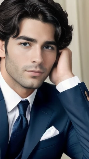 a Abramowitz heartthrob man focused on his face