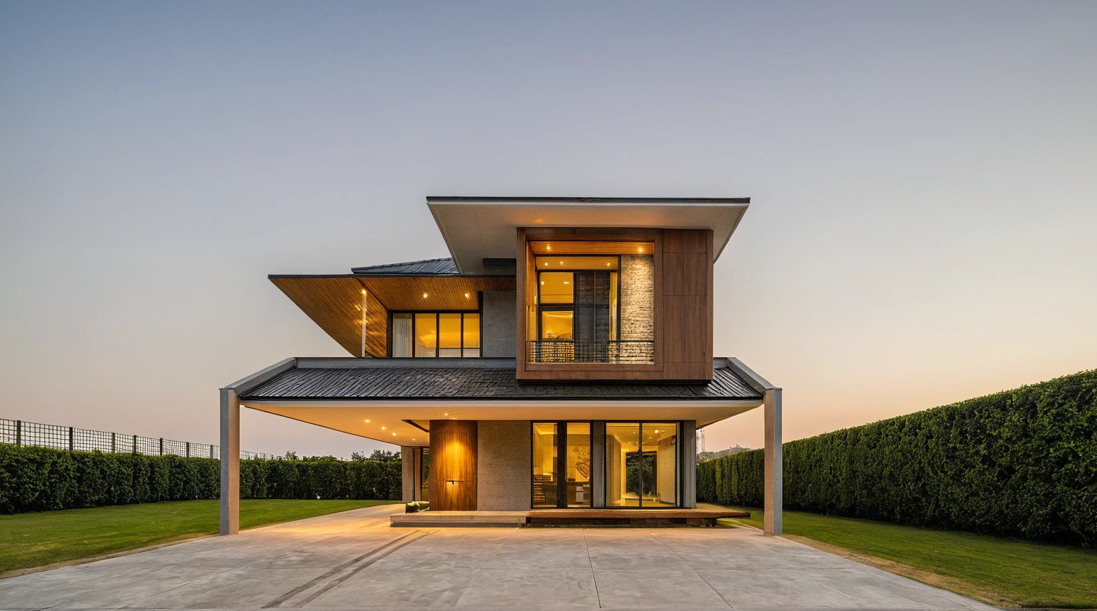 head of'artwork, High quality, best quality, authentique, great detail, En plein air, villa de plain-piedXL, credit group, style de maison moderne dans la rue ,stairs, white wall ,road,pavement, grass, trees, sky, nuvens, (day light:1.1)