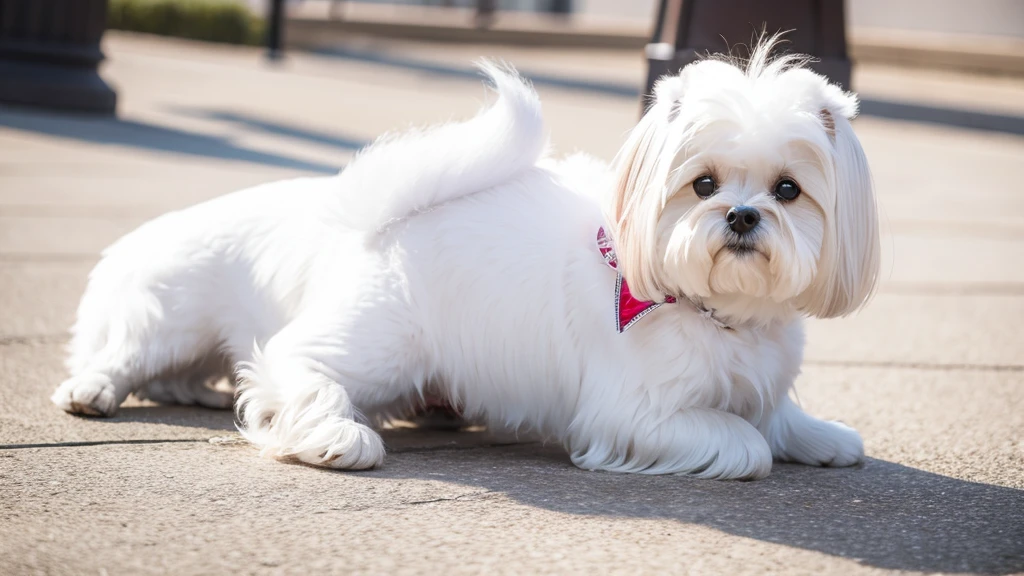 The Maltese dog