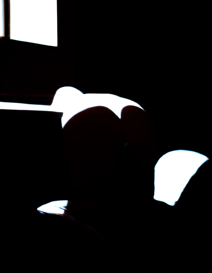 View from behind of a gay crossdressing punk-rock femboy slut in his bedroom he is on his knees bent forward with his back arched his legs wide spread twerking shaking his round y but his tiny cock anlls hang tly out of his panties in the frely visible between his legs as he looks back at us