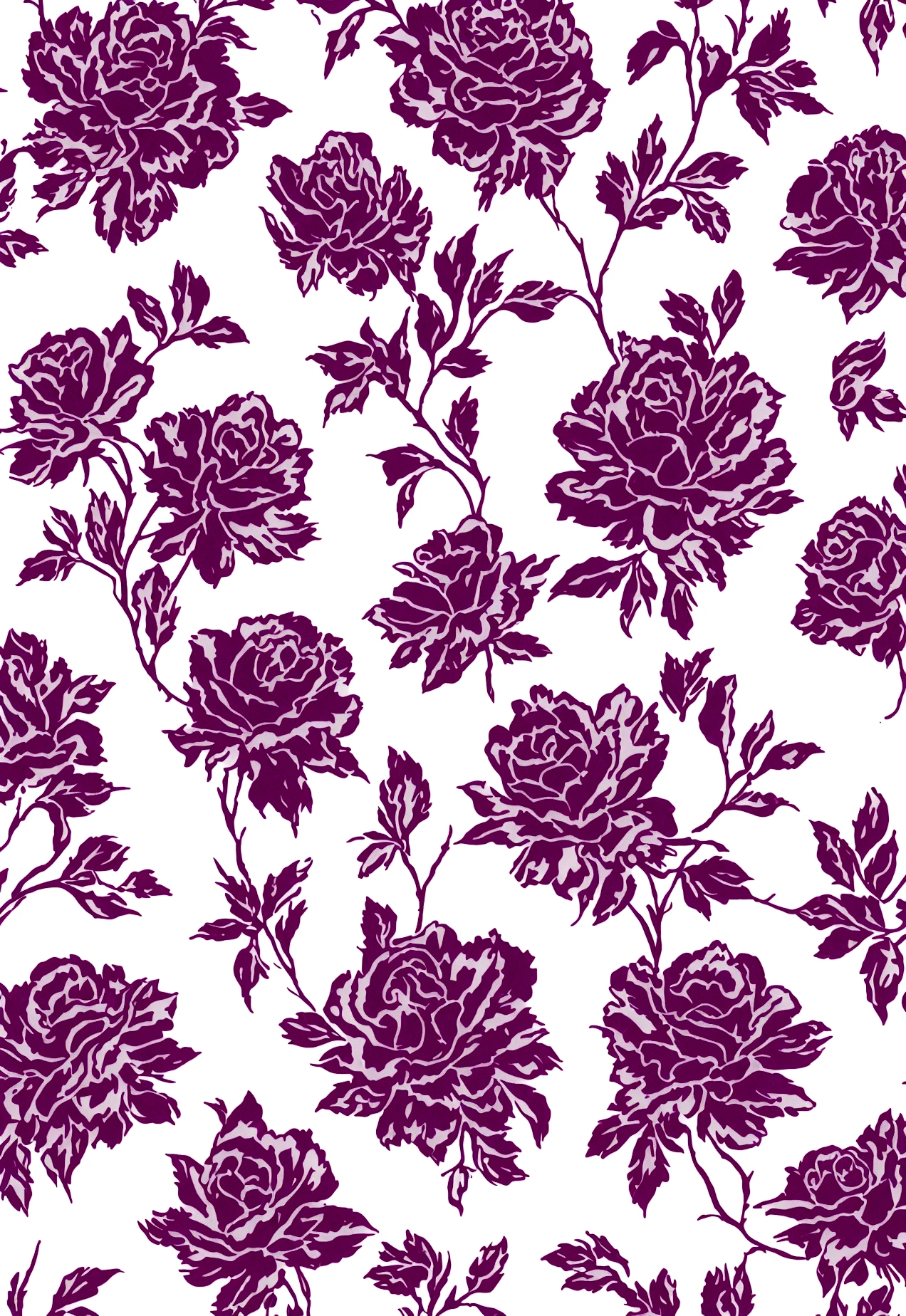ikat rose design