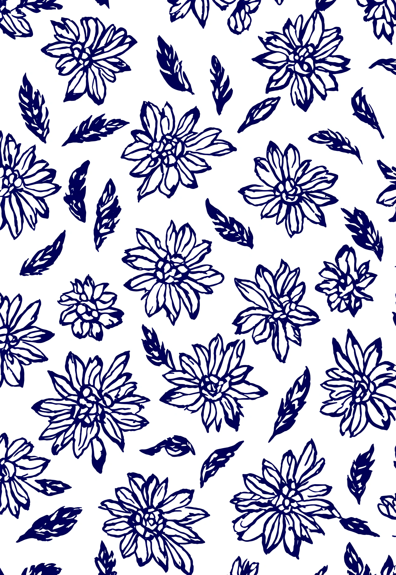 ikat flower