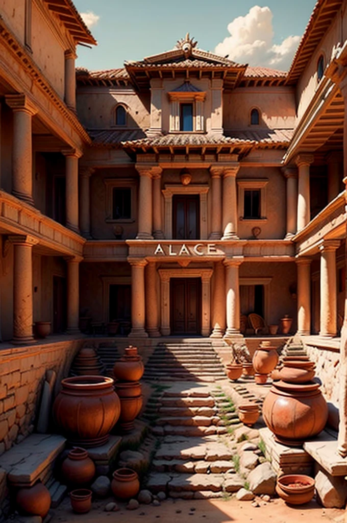 A palace in the SP4RT4 style
