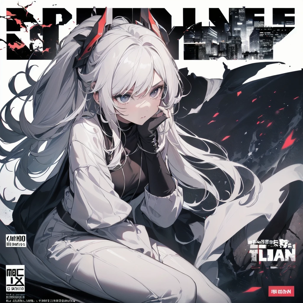 ((((dramatic))), (((Grainy))), (((intense))) film poster featuring a young platinum white hair woman as the central character. She stands have confidencely in the center of the poster, wearing a stylish and edgy Harajuku-inspired hip hop Costume, with a determined Performance on her face. The background is aesthetic atmospheric dark and Grainy, With danger and tension. The article is bold and to attract attention, with a Catchy tagline that adds to the overall feeling of drama and excitement. The color palette is mainly dark with splashes of Vibrant neon colors, giving the poster a dynamic and visually impressive appearance,tachi-e
(magazine:1.3), (cover-style:1.3), fashionable, woman, Vibrant, Costume, Sexy seductive poses, front, colorful, dynamic, background, element, have confidence, Performance, Holding, statement, accessories, Majestic, Coiled, The surrounding area, touch, scene, article, cover, bold, to attract attention, title, stylish, font, Catchy, Heading, big, impressive, Modern, trend, concentrated, fashion,