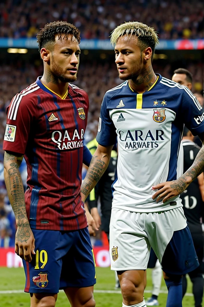 Neymar is selling cows in the market, Messi questions Neymar