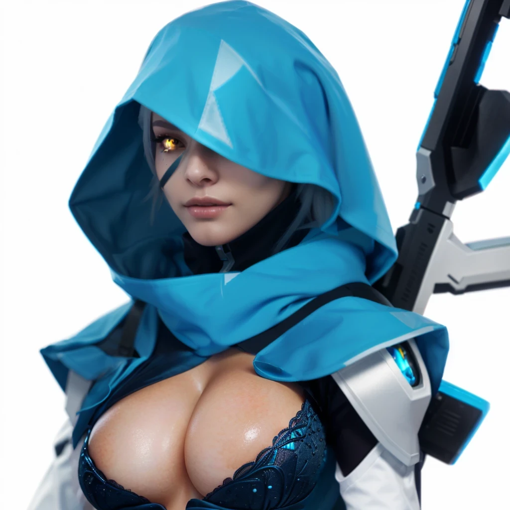 a busty woman with deep cleavage, extremely detailed face, beautiful eyes, full lips, long eyelashes, elegant hairstyle, attractive facial features, flawless skin, exquisite jewelry, luxurious dress, photorealistic, 8k, high quality, intricate details, dramatic lighting, cinematic composition, vibrant colors, fantasy, digital art