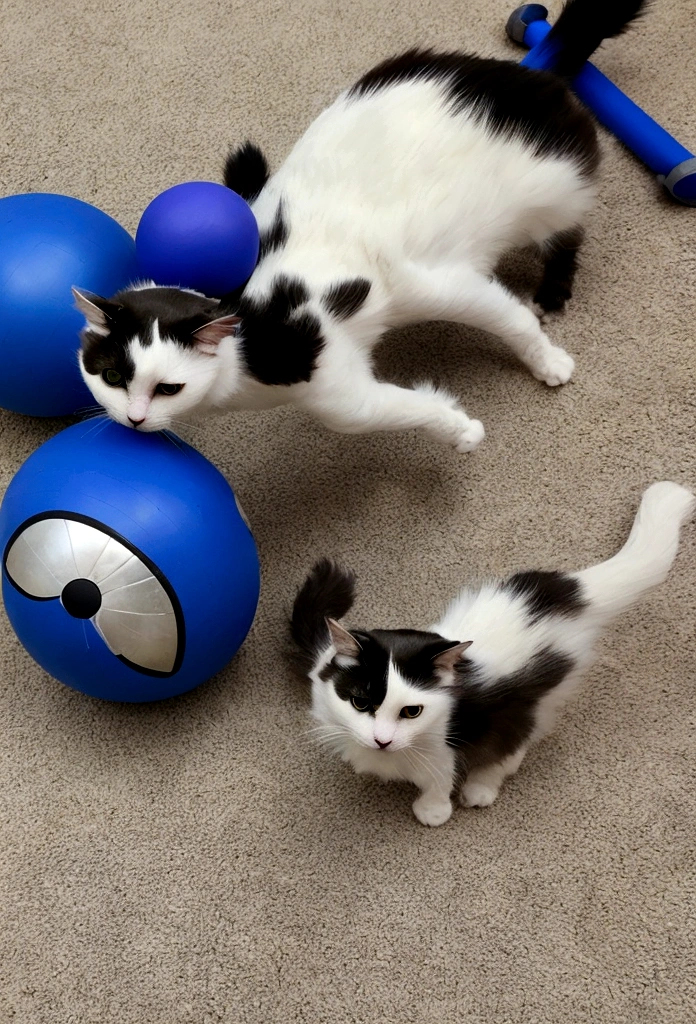 Aerobics cat,sports gym