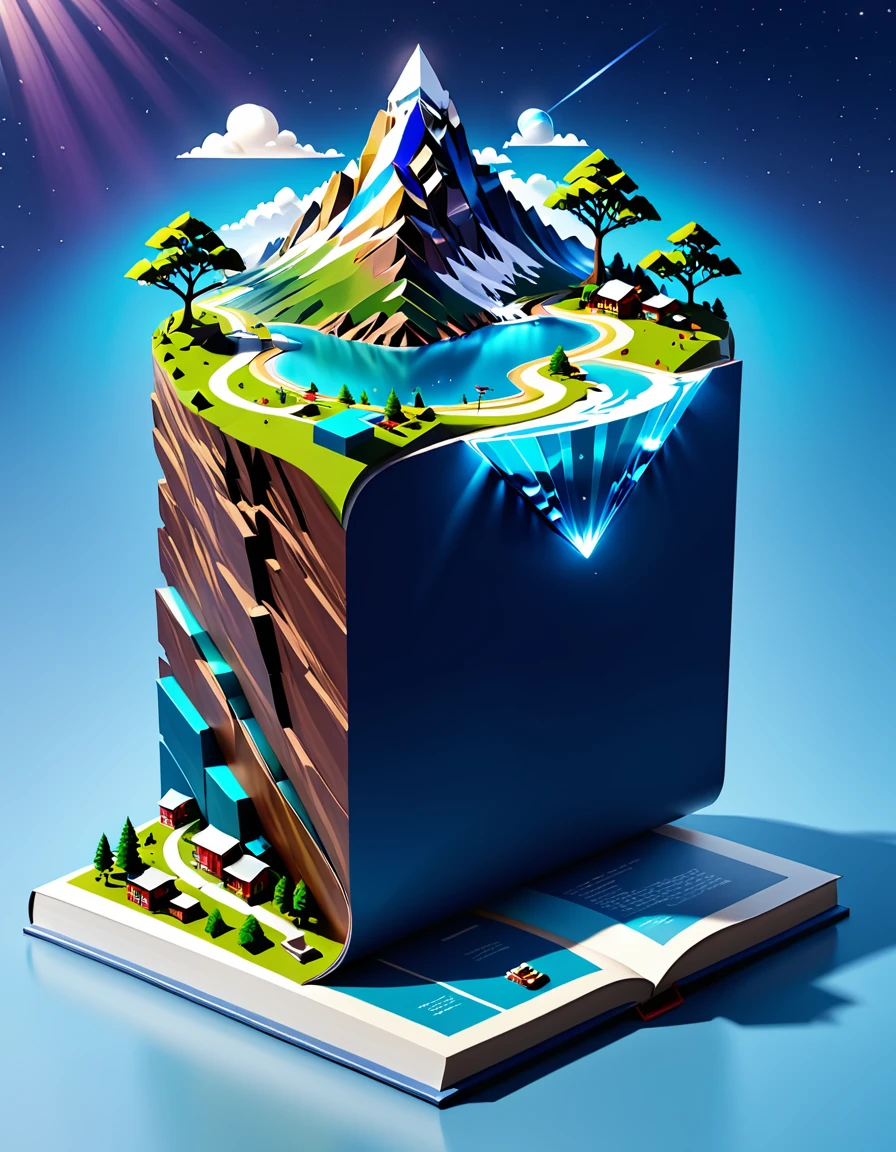 isometric style (Digital Artwork:1.3) of (Ultrarealistic:1.3) Hill, isometric hill in the sky, 3 d epic illustrations, fantasy book illustration, encyclopedia illustration, detailed book illustration, fantasy rpg book illustration, isometric voxel art, isometric invironment, isometric illustration, 3 d illutration, isometric art, high quality voxel art,CGSociety,ArtStation,(Abstract Art:1.3),(Surrealism Art:1.3),(Geometric Abstract Art:1.3) . vibrant, beautiful, crisp, detailed, ultra detailed, intricate