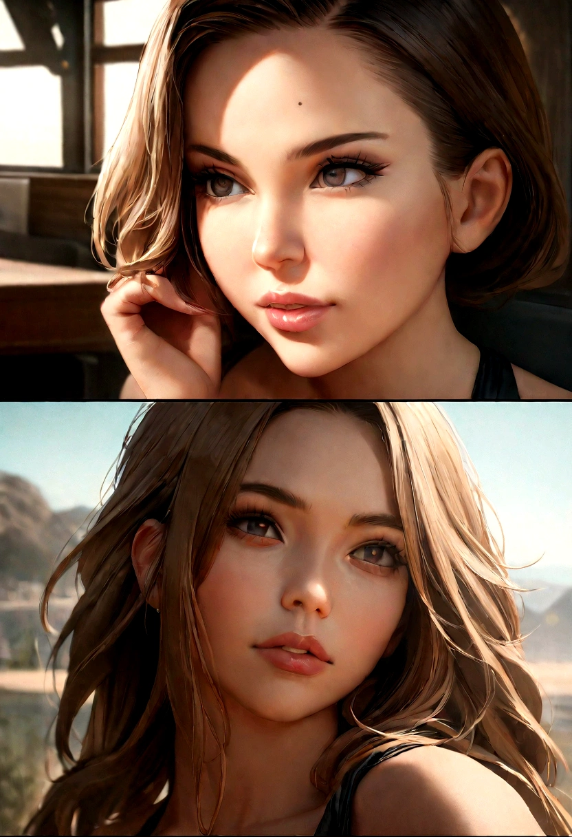 Luciagta62023, 1girl, 8k, uhd, trending on arstation, award winning art, best quality, masterpiece, photorealistic, raw image, thick Latina, illustration, comic, big boss exposet are, big boss exposet are, big boss exposet are , 
