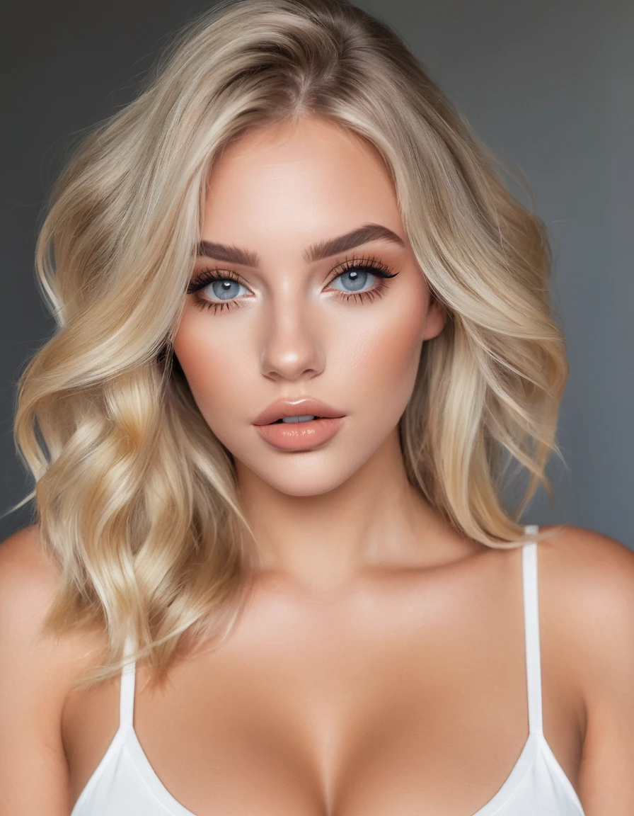 (best quality,4K,high resolution, high resolution face details), cheveux blonds longs et courbés, 18 ans, Instagram Model, fake breast 36DD, faux cils, fake lips, dark makeup, peau parfaite, skin tanning, elle est mince, Elle est caucasienne, Time of'Gold, énGoldme fake breast 36DD, posing, sexly, vibrations sensuelles, image du cGoldps entier, de la tête aux pieds, long sexly legs, long dress, heels, Greek goddess, rear view, view from the'back, view of'up
