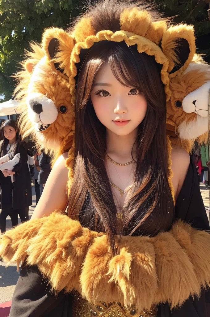 Lion　Costume　Front facing　gorgeous