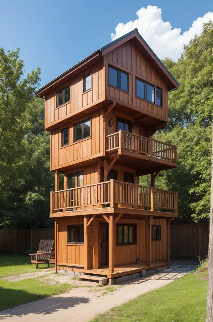 Labrador wooden house