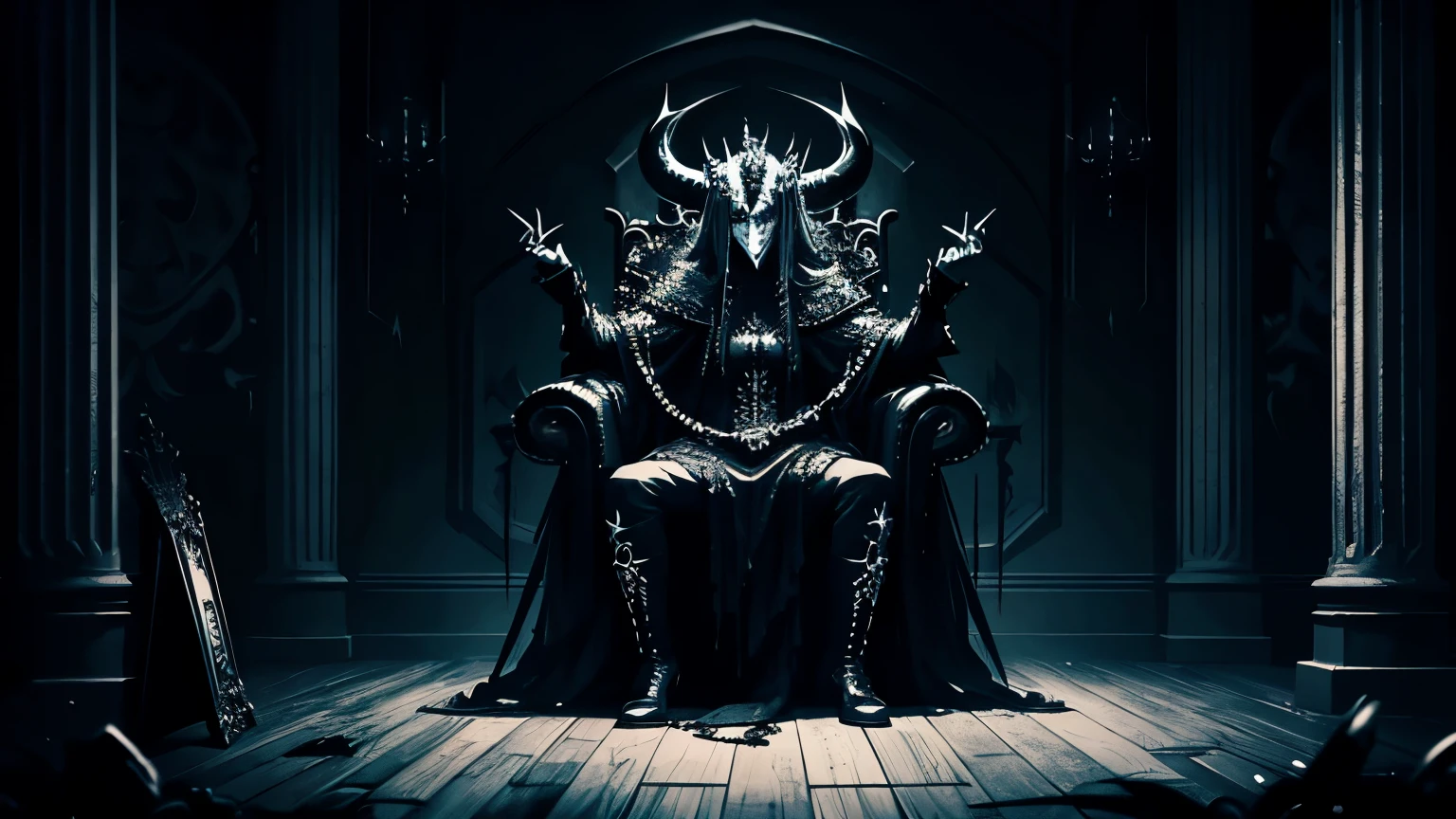 A person singing in a dark room, Black Metal style, Black Metal aesthetics, Black Metal, Metal Head, Felix England Style, Black Metal rococo, just art for Dark Metal music, with Black Metal face paint, beastman concept, Heavy Metal Art Style, Berserker, Co-op Paint, heavy metal artwork, Dark Metal