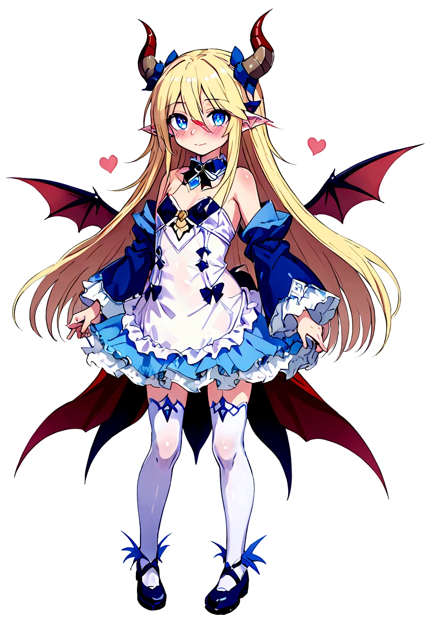 Anime. Monster Girl Encyclopedia. Alice.1 Girl. Lovely girl. . . Baby. Succubus Clumsy. Blonde. Long hair. Blue eyes. Beautiful eyes. Perfect eyes. Expressive eyes. Ideal face. ************. Small breasts. Flat chest. Pointy ears. Ideal anatomical body. Succubus horns. Wings of a succubus. Succubus tail with a heart tip. Cold. Runny nose. Snot flows from the nose. Blue and white children's dress from Alice in Wonderland. bows on the horns. White stockings. Shoes. Standing. Standing at full height. Standing in the forest. Standing in the middle of the forest. Beautiful character design. Shiny skin. Full body. nsfw. Scat. Official art. Extremely detailed CG Unity 8k wallpaper. Ideal lighting. Ultra high resolution 4K. Super detailed 8K. A high resolution.