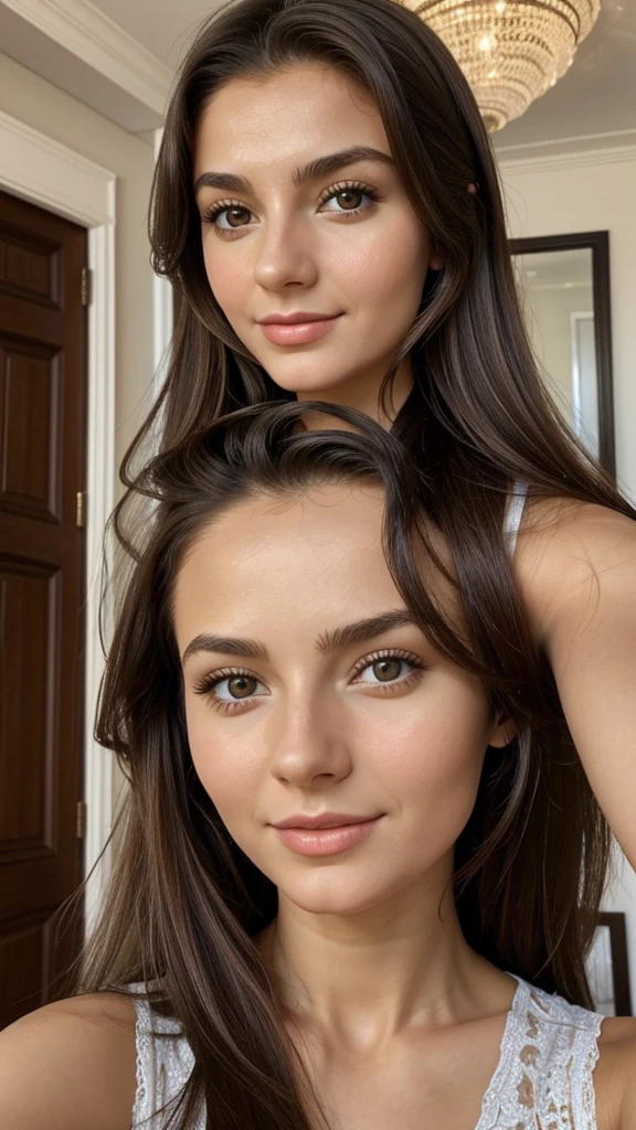 (Lidiia Filippova:1.2), (Keilih Stafford:0.9), (Felicity Fey:0.5), beautiful young woman, a selfie of a pretty young woman, taken with iphone camera