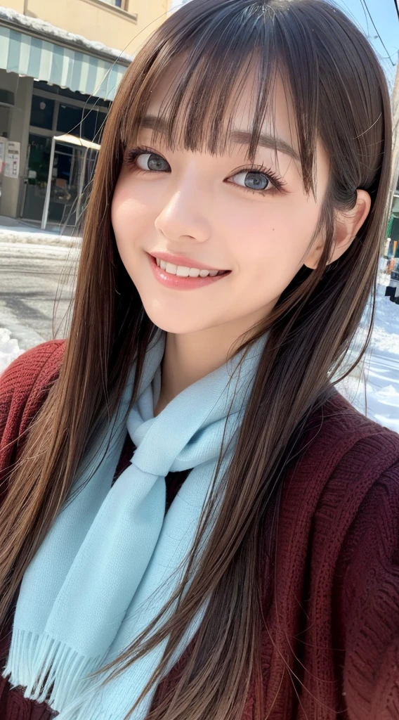 	
(Tabletop, Highest quality、High resolution:1.4、Very attractive adult beauty、Add strong highlights to the eyes、Look closely at the camera:1.4、A beautiful woman with mature charm、Ideal body type、Perfect Anatomy、Beautiful Long Hair、Shiny Hair、Lip gloss),One Girl, alone, 明るい茶色のShiny Hair, scarf,Realistic, Looking at the audience、Please tilt your head a little, Bright colored crystal light blue eyes, 短いShiny Hair、 chestの中央に穴が開いた白いタートルネックの服,chestの真ん中に丸い穴が開いたセクシーな白いタートルネックのニットセーター、 lips, Lip gloss，prohibit, Upper Body、Big eyes、eyelash、Face is a little red、Embarrassing)、((Italian road system in winter、Really beautiful bangs:1.4))、((Short hair with bangs、Big eyes、Give students a very strong highlight、{Huge|big|Hugeな|Mega} chest:1.4、very bigger chest、Gazing at the audience、Very beautiful beauty、Listen carefully、Long neck、Laugh a little、Beautiful Teeth、Laughing with your mouth open、Heart-shaped pupils))、28 years old、Very cute supermodel、