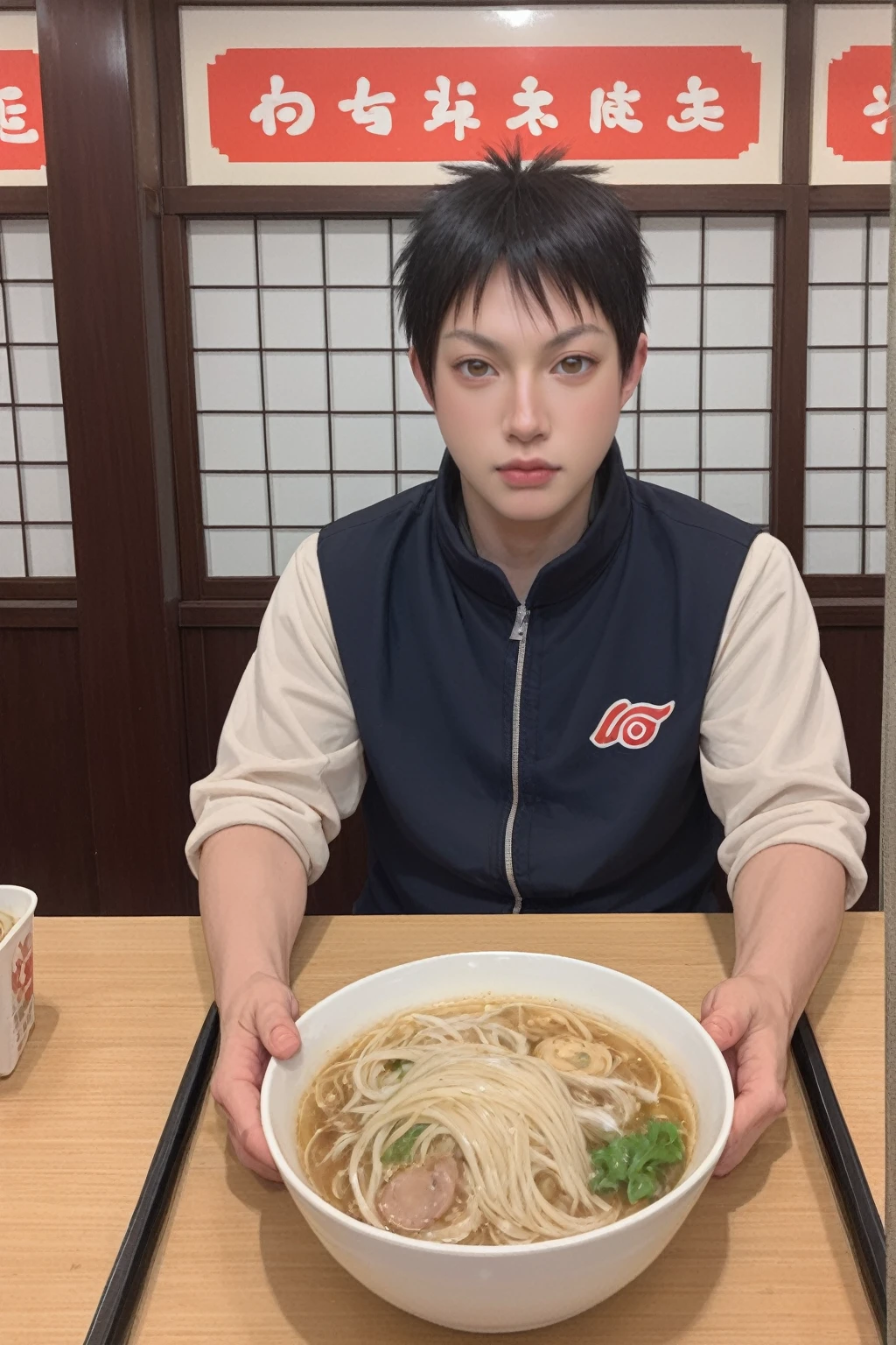 score_9, score_8_up, score_7_up,
 Ichiraku Ramen, popular ramen shop, Naruto's favorite spot,