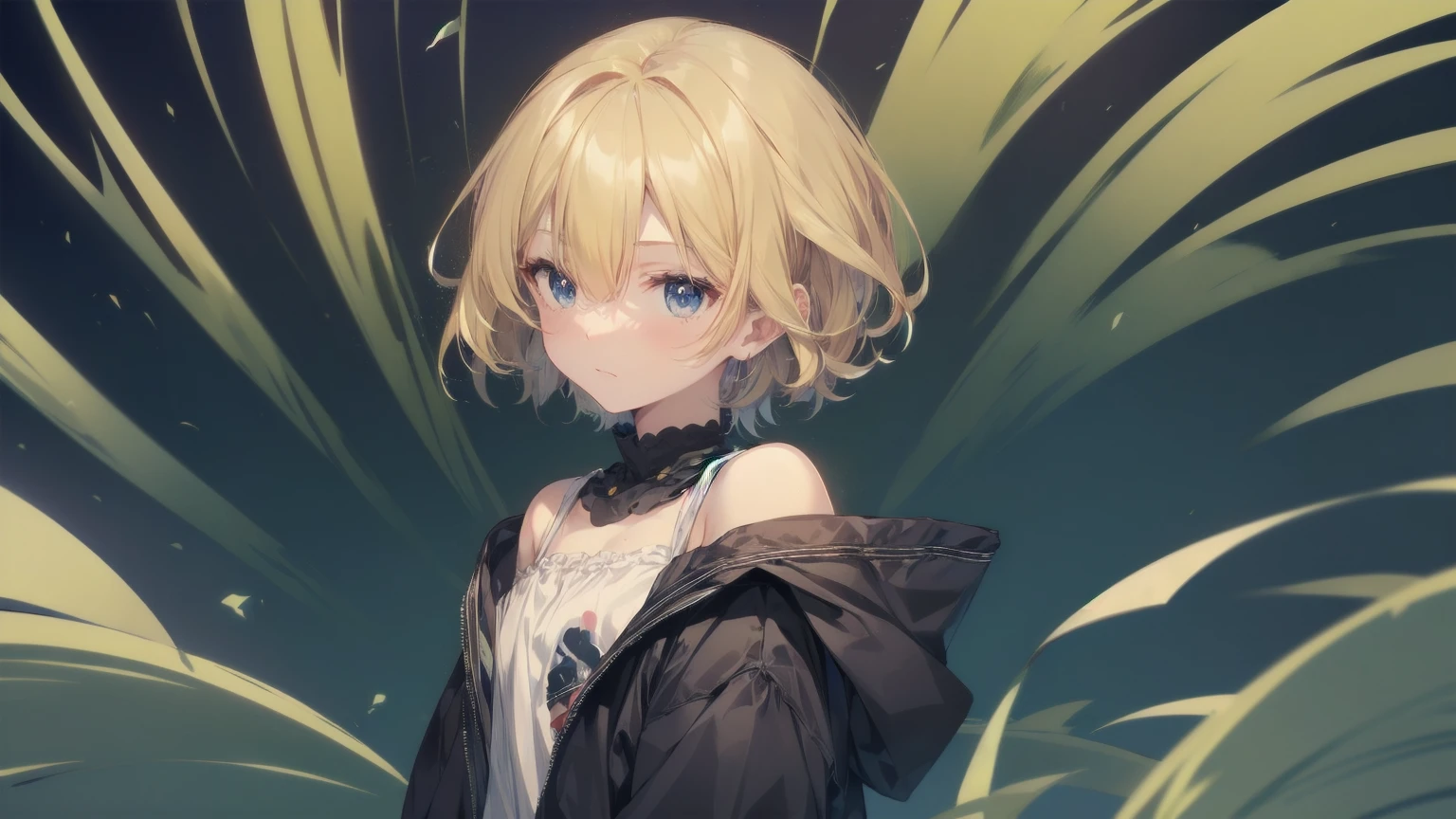 Highest quality, Anime Moe Art Style,Best Anime 8K Konachan Wallpaper,pixiv contest winners,Perfect Anatomy, (Please draw a girl walking sleepily to school..... ),break, 1 Girl, (alone,,,13 years old:1.3),high school student, short hair, amount, (Hair above one eye:1.7),All limbs, Full Finger,Medium Chest, Between the legs, Small eyes,accurate black eyes, Very detailed,High resolution,Ultra-Dense Skin, Professional Lighting,8K eye detail, (Cute illustrations:1.2),blonde，blonde hair，Expressionless，(Hair on one eye:1.5)，Highest quality, Anime Moe Art Style,Best Anime 8K Konachan Wallpaper,pixiv contest winners,Very detailed,High resolution,Ultra-Dense Skin, Professional Lighting,8K eye detail, (Cute illustrations:1.2),blonde，blonde hair，Expressionless，(Hair on one eye:1.5),カラフルでカラフルなshort hair，Wearing a yellow apricot colored JK uniform and a white pleated skirt，knee-length white silk，Dignified and cute，A little sweet