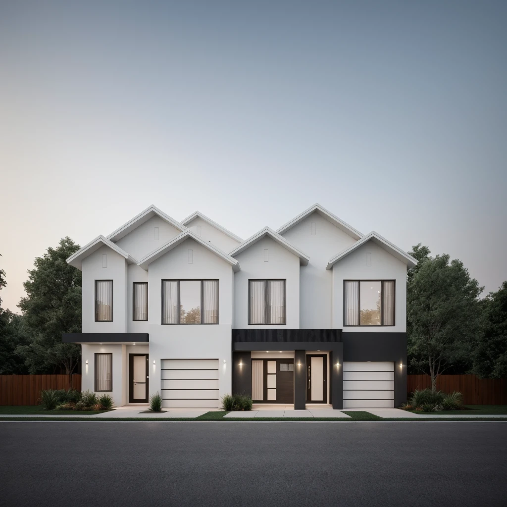 The exterior of modern Townhouse, masterpiece, photorealistic, best quality, ultra high res, architechture shot, composite construction, piles/stacks, innovative page design,natural light natural light dusktime,Vray,
RAW photo, 8k uhd, dslr, soft lighting, high quality, film grain, Fujifilm XT3