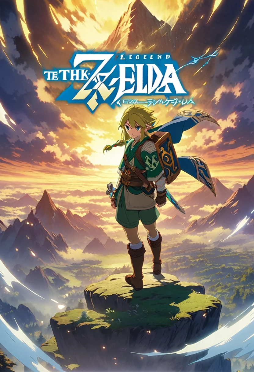 The Legend of Zelda cover art, Anime Visual,