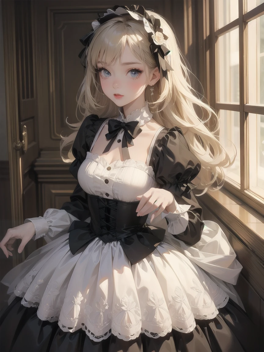 masterpiece、so beautiful、Clear contours、Cute pose of a ta aristocrat、1800 Victorian fantasy