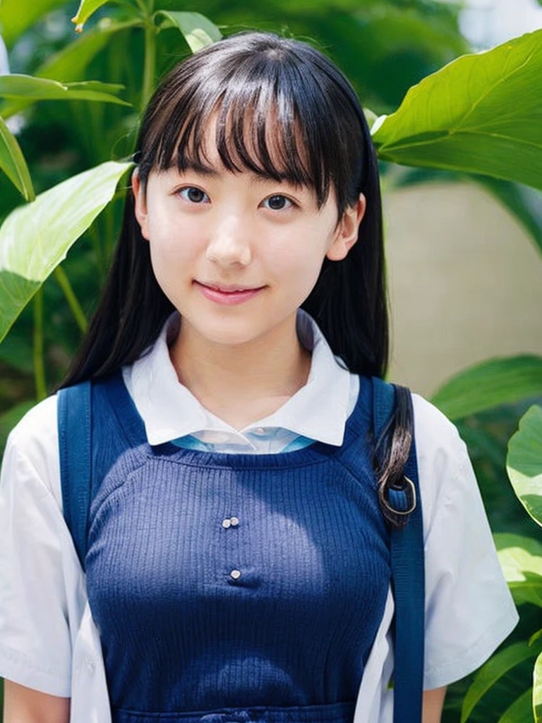 summer、On the way to school、(upper body shot)