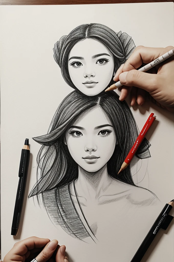 Draw a picture as a peksan