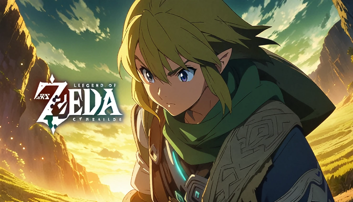 The Legend of Zelda cover art, Anime Visual,