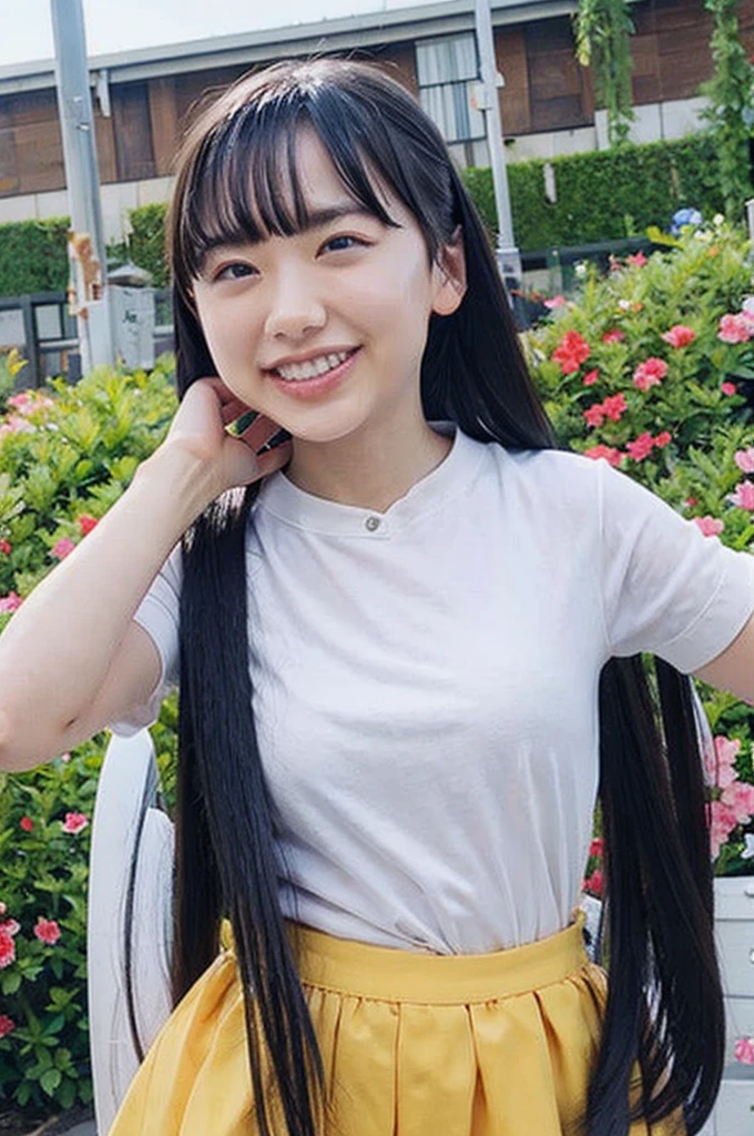 summer、On the way to school、(upper body shot)