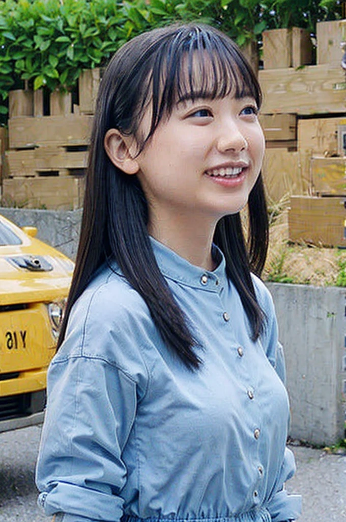 summer、On the way to school、(upper body shot)