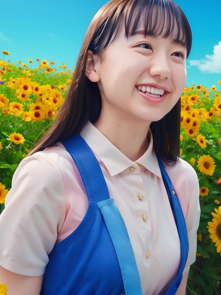 summer、On the way to school、(upper body shot)